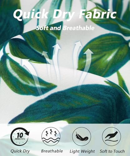 ELETOP Men's Hawaiian Shirt Short Sleeve Button Down Casual Tropical Aloha Beach Shirts4