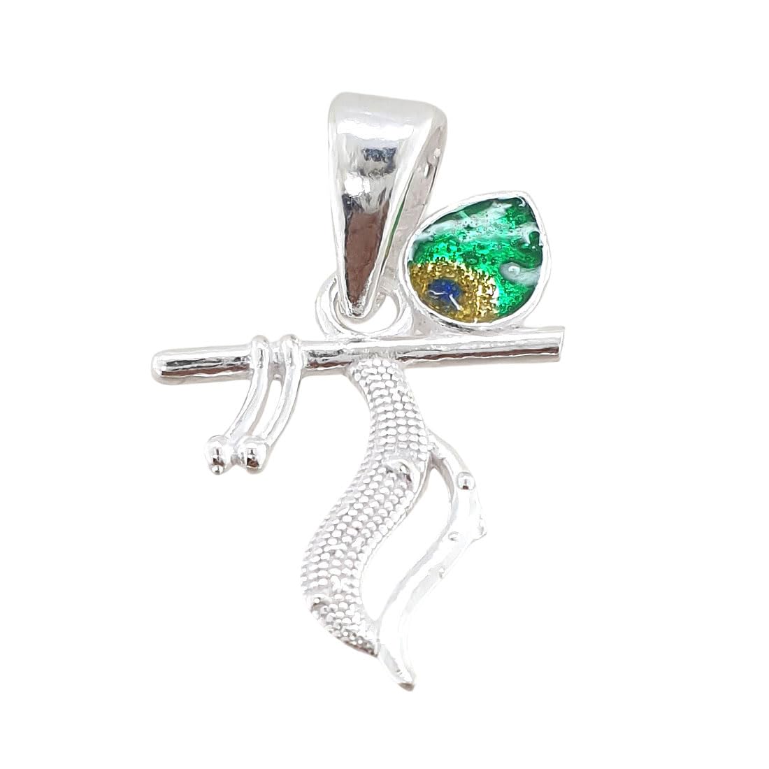 sahiba gems 925 Silver Krishna Pendant Locket – Small Size Religious Pendant for Boys, Girls & Kids (1.800 Grams)-picture-33