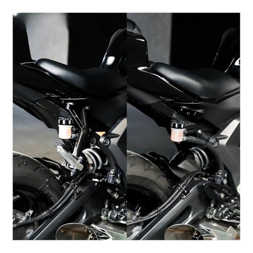 Plaque obturation repose-pieds moto pour masquer support YZF R7 R1 - 3
