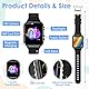 clleylise Smartwatch Kinder mit GPS und Telefon, 4G Kinder Smartwatch, Voice Chat, SOS IP68 Wasserdicht Spiel Wecker Touchscreen, Smart Watch für Jungen Mädchen 4-16 Jahre (Black-4G)