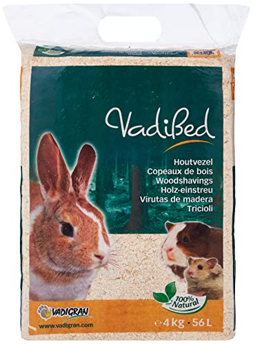 Vadigran Vadibed - Virutas de Madera para Animales Pequeños (56 l, 4 kg) Cover