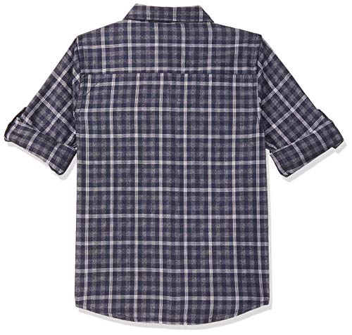 Image of Amazon Brand - Jam & Honey Boys 100% Cotton Printed Regular Fit Long Sleeve Shirt