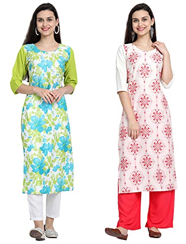 Image of Women's Crepe Regular Kurta