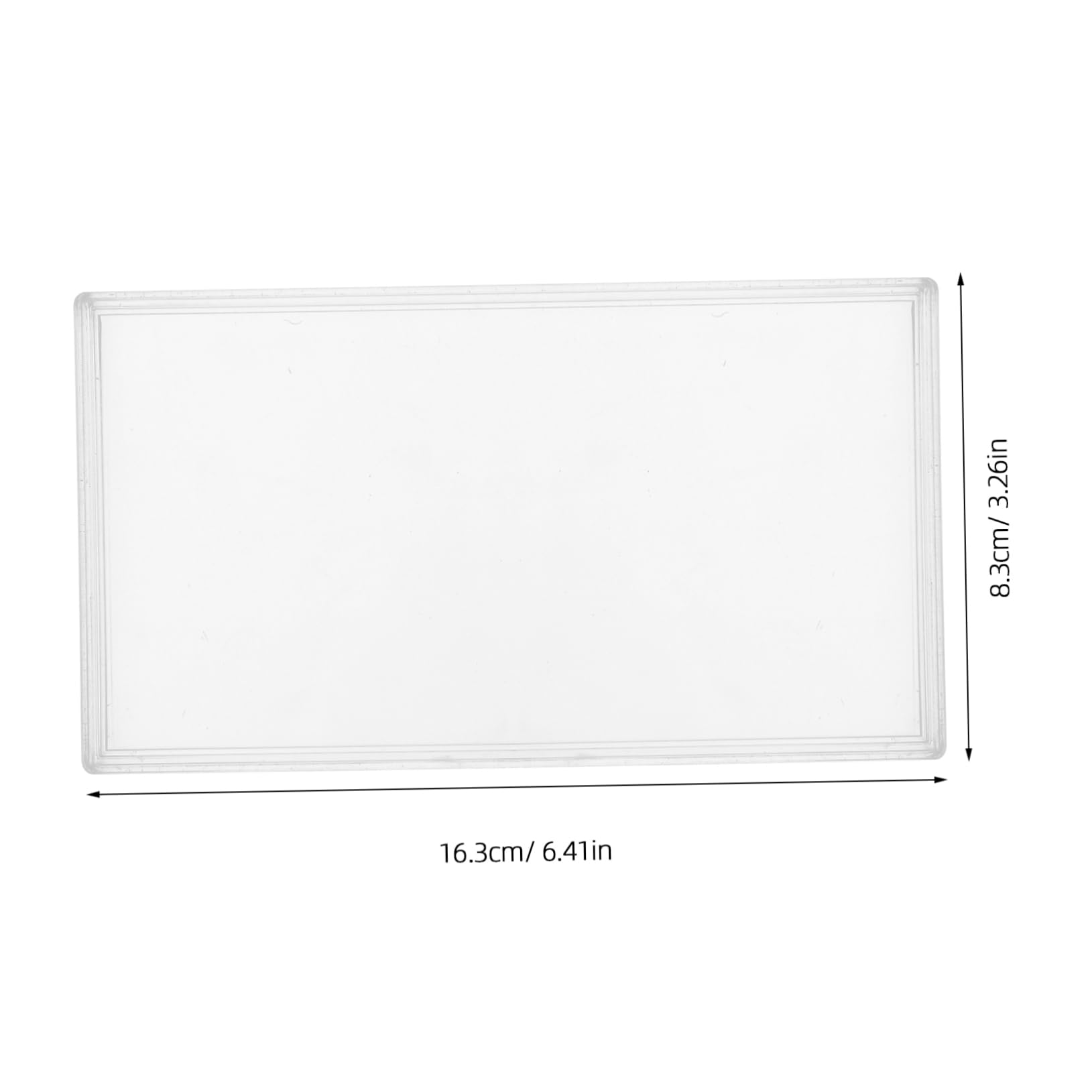 Gadpiparty 2 Sätze Banknotenbox Fall Beschützer Banknotenhalter Rechnungsinhaber Banknotenvitrine Klein Halter Sammeln Handel Displayhalter Plastik Transparent 8 Stücke * 2