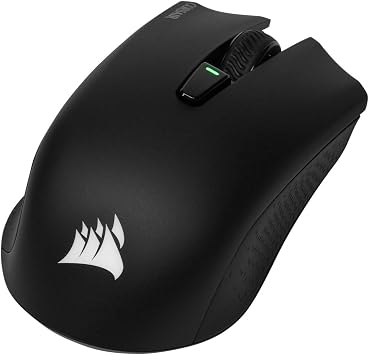 CORSAIR HARPOON WIRELESS RGB Lightweight FPS/MOBA Gaming Mouse – 10,000 DPI – 6 Programmable Buttons – Low-Latency Bluetooth – iCUE Compatible – PC, Mac, PS5, PS4, Xbox – Black