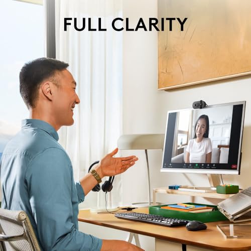 Image of Logitech Monitor Bundle with MK270R Wireless Keyboard (Full-Size, Plug-Play) + H340 USB Headset (Noise-Cancel, Digital Stereo) + Brio 100 Webcam (1080p, auto Light)