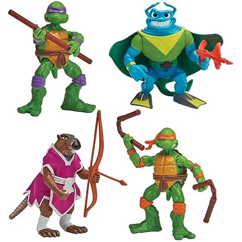 PlayMates Teenage Mutant Ninja Turtles: Classic Adventure Heroes Collection Series 2 Toys - Amazon Exclusive Cover