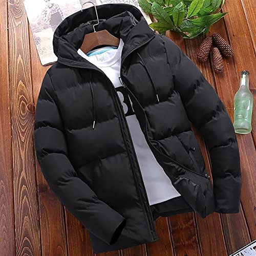 Men's Puffer Jackets Warm Puffy Lightweight Down Jacket Windproof Packable Quilted Coat Hoodless Winter Parka2