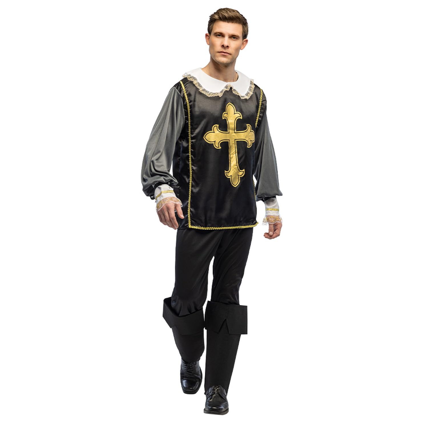 Boland - Musketeer Costume for Adults, Fancy Dress for Carnival, Cosplay and Theme Party, Fairy Tale and Medieval