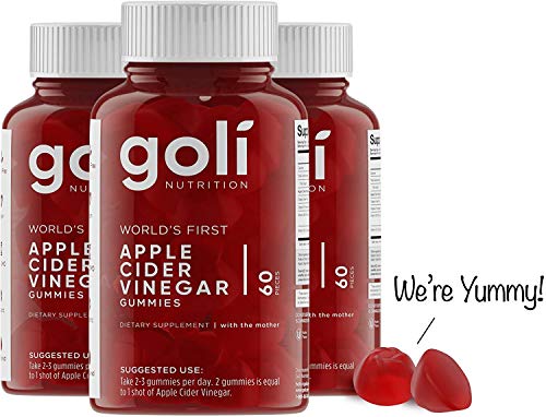 World's First Apple Cider Vinegar Gummy Vitamins by Goli Nutrition - Immunity, Detox