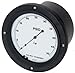 Mid-West 109-GE-00-OO-25P Differential Pressure Gauge with Aluminum Body and Stainless Steel Internals, Bourdon Tube Type, 1% Full Scale Accuracy, 6" Dial, 1/4" FNPT Back Connection, 0-25 psid Range, 3000 psig SWP