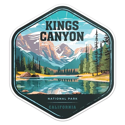 Kings Canyon National Park Sticker - Waterproof Vinyl Decal for Car Bumper, Laptop, Water Bottle,...