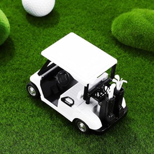 6 Pack: Diecast Golf Carts Toy with Clubs, Alloy Metal Mini Model 1:20 Scale Golfcart Pullback Vehicles for Golfing Themed Office Desk Decor, Bulk Birthday Party Cake Decorations (4.75 Inches) by Liberty Imports - Image 4
