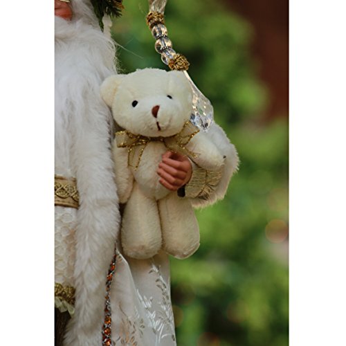 Windy Hill Collection 16" Inch Standing White & Gold Ho Ho Ho Santa Claus Christmas Figure Figurine Decoration 416010 #TOP2