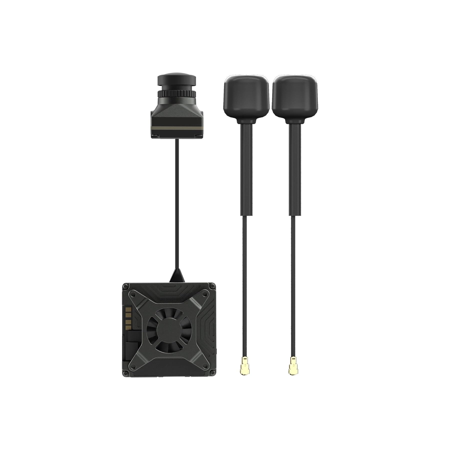Kit Telecamera FPV HD E VTX Con FOV 1080P 160°, Stabilizzazione Giroscopica, Trasmissione 5,8G 2W(Avatar GT KIT)