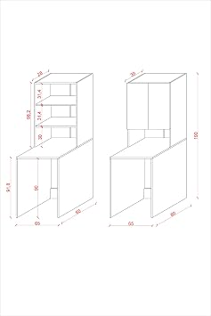 ASRA TREND Beyaz BD-01 Çamaşır Makinesi Üstü Banyo Dolabı 2 Kapaklı Açık Raflı 65x190 cm%100 MDFLAM