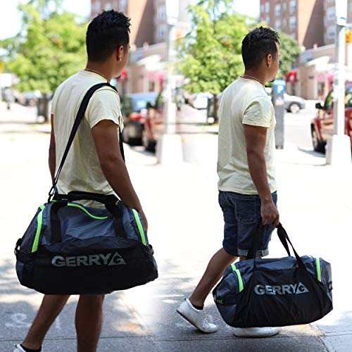 Gerry Outdoor 2 pack Lightweight Packable Backpack and Duffel Bag BLACK