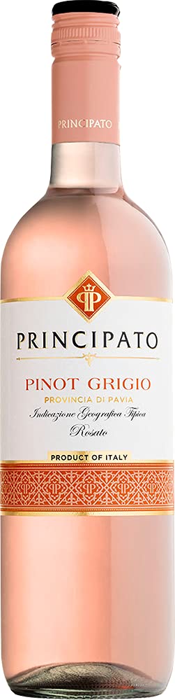 Principato Pinot Grigio Rosato, IGT Provincia di Pavia, Veneto/Italy, rose wine, cavit (case of 6)