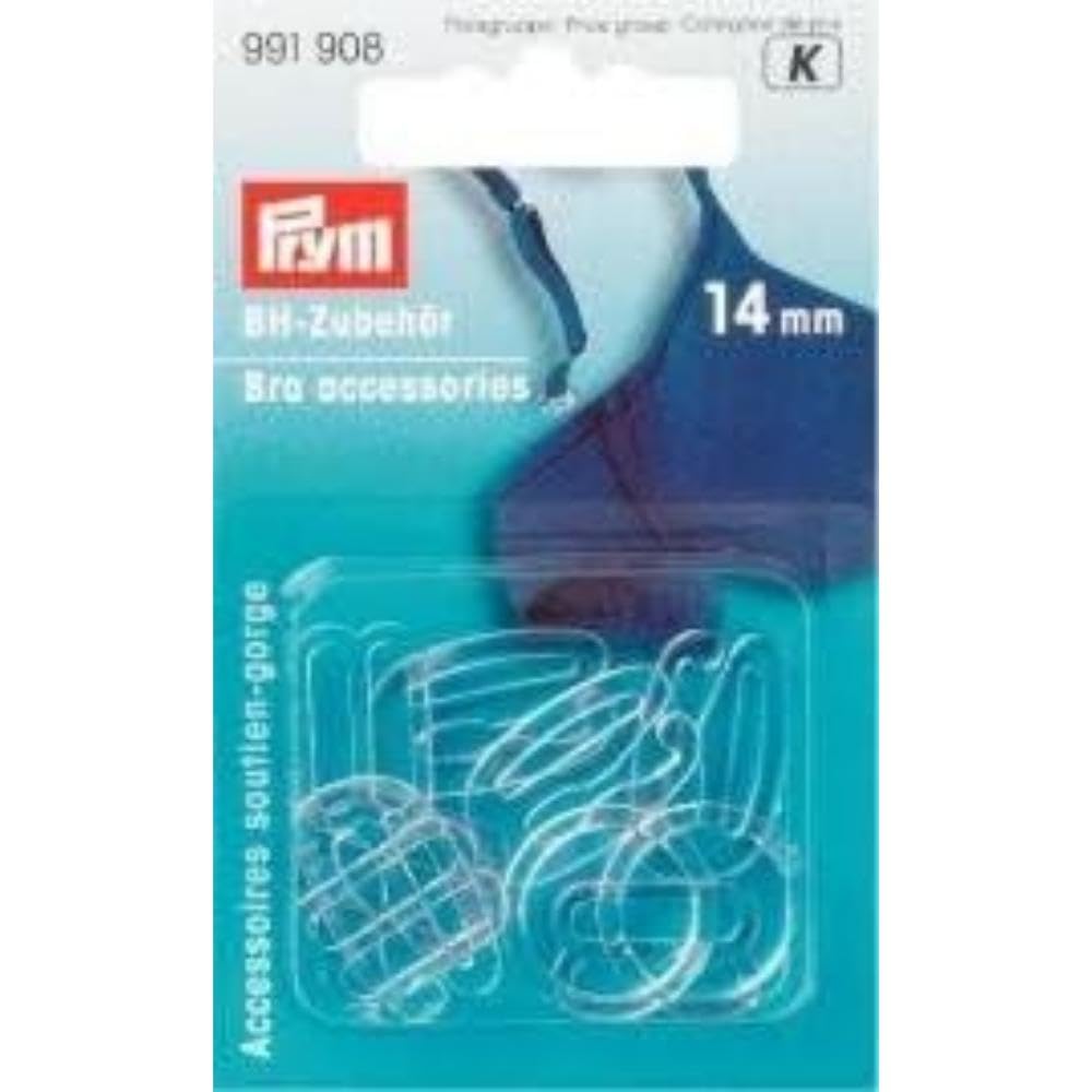 Prym Bra Strap Accessories Clear - Per Pack Of 10