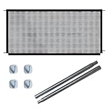 Conception portable : Cette barriere escalier enfant légère est conçue pour une portabilité ultime et ne nécessite absolument aucun outil ! il suffit de coller les crochets de chaque côté de la porte,puis d'assembler la porte pour chien et de la placer ensemble sur le mur, ce qui vous permet de la déplacer et de la ranger dans votre maison sans effort,le design pliable est parfait pour les voyages,les déplacements ou les installations temporaires,garantissant un déploiement rapide en cas de besoin