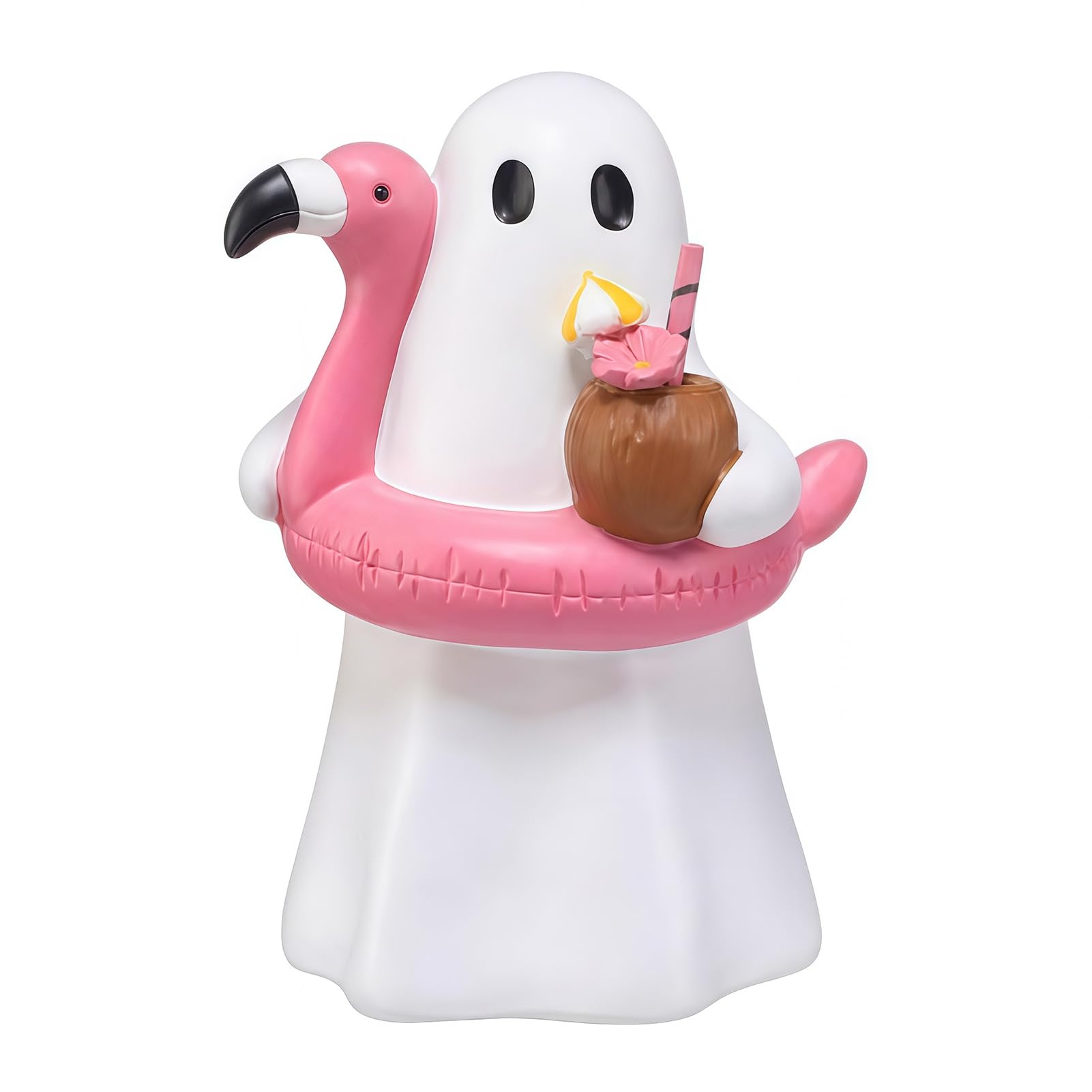 pidodou Summer Halloween Ghost Figurine Resin Cute Beach Decor