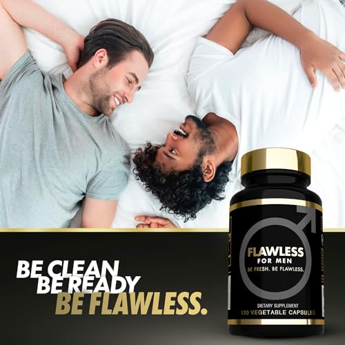 FLAWLESS FOR MEN: Be Ready Male Fiber Supplement | Support Gut Health with Psyllium Husk, Flax & Chia Seeds for Relief of IBS Symptoms | Digestive Cleanliness | 120 Vegan Capsules - Image 6