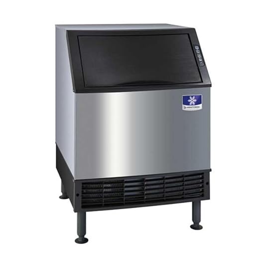 Manitowoc UDF0140A NEO 26" Air Cooled Undercounter Dice Cube Ice Machine with 90 lb. Bin - 115V, 135 lb