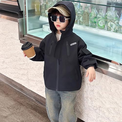 Veste de pluie enfant garcon imperméable softshell hiver - 7