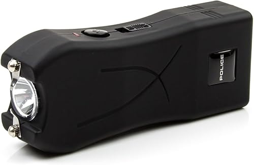 Miniatura 4 de Police Stun Gun Burn Pepper Spray Combo Mujeres Hombres Autodefensa - 398 Negro