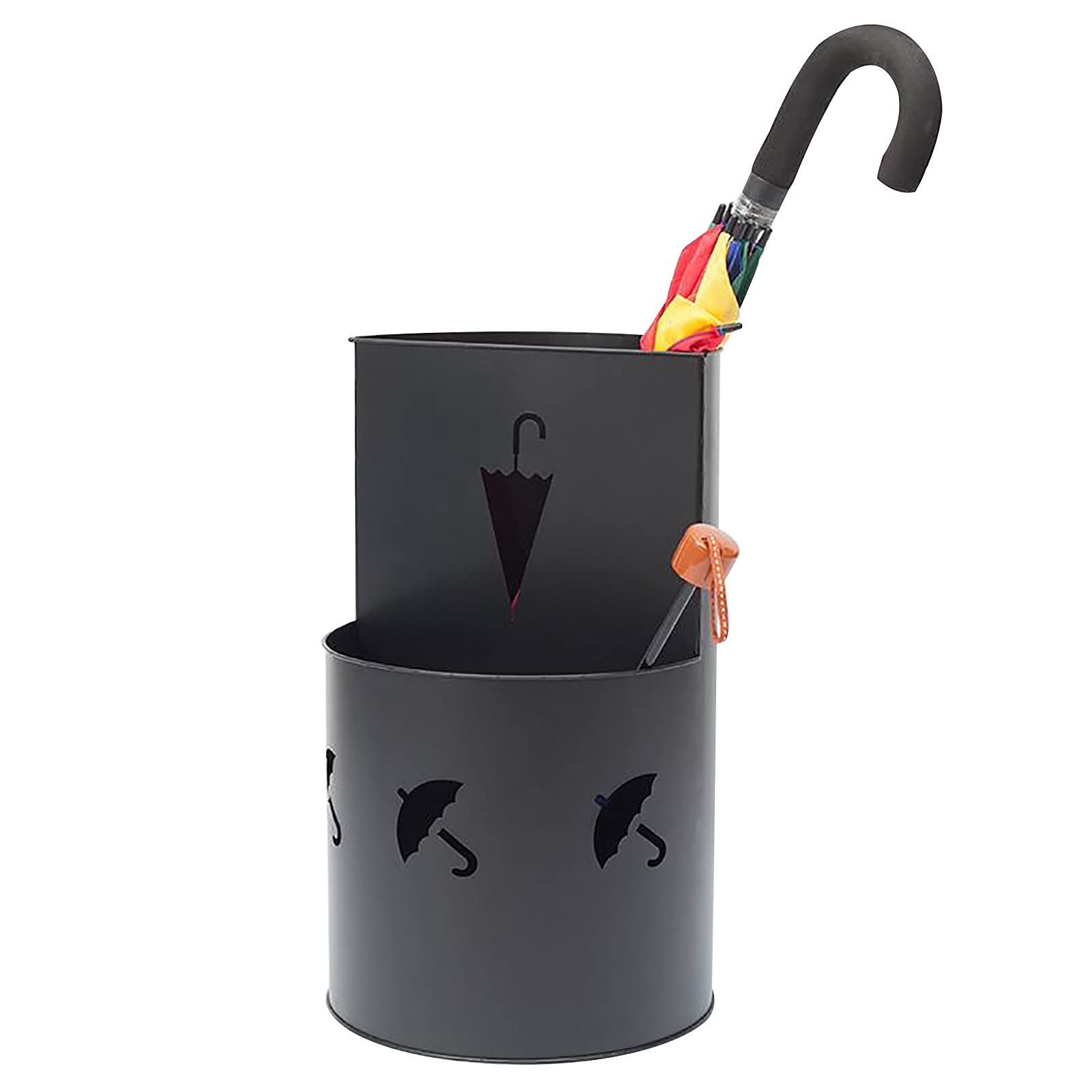 Porte-parapluies double couche pour éliminer l'humidité du sol