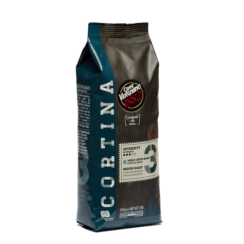 Caffè Vergnano 1882 Cortina whole bean coffee - 1 x 500 g pack