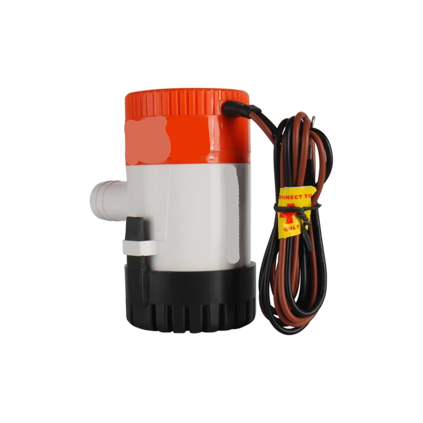 750GPH Bilge Pump, 12V/24V Submersible Marine Boat Pump High Efficiency with Removable Strainer(12V 750GPH)
