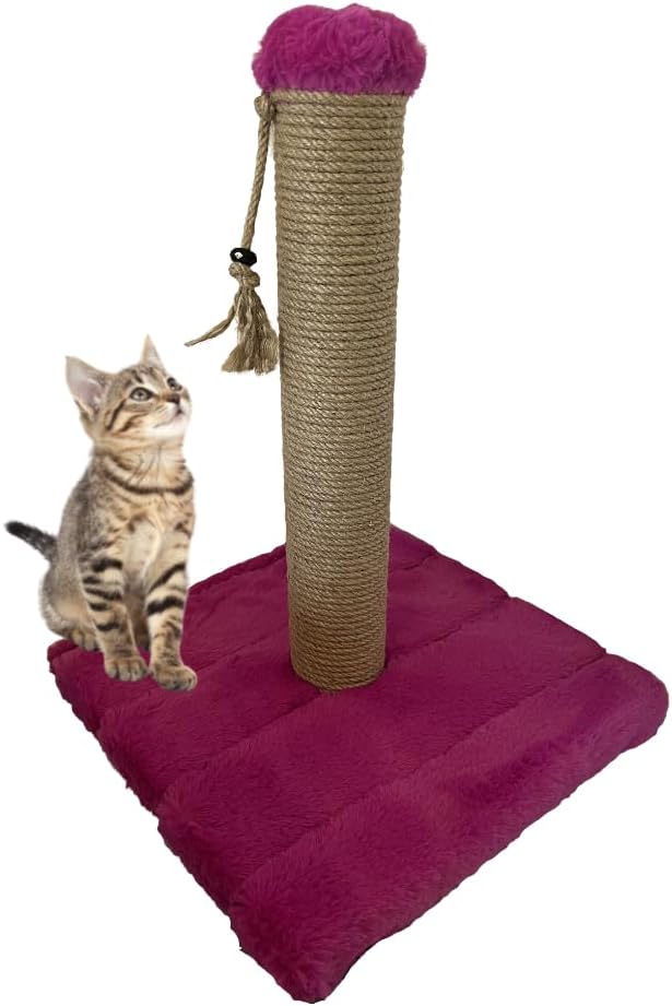 Cat scratching post 42 cm cat tree for indoor cats play towers