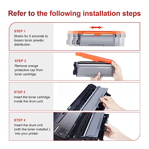 Image of ejet TN360 TN-360 High Yield Compatible Ink Cartridge Replacement for TN360 Ink Cartridge for Printer DCP-7040 DCP-7030 MFC-7840W HL-2140 MFC-7340 MFC-7440N HL-2170W (Black, 3-Pack)