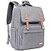 Mochilas para Pañales, RUVALINO Bolso Cambiador Bebé Gran Capacidad con Cambiador, Correas para Carriola, Bolso de Viaje Impermeable Multifuncional para Mamá y Papá (Gris)