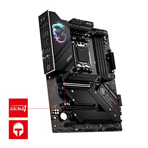 MPG B650 CARBON WIFI Scheda madre ATX - Supporta processori AMD Ryzen serie 7000, AM5 - 12 Duet Rail 80A VRM, DDR5 Memory Boost 6400+MHz/OC, 2 x PCIe 4.0 x16, 2 x M.2 Gen4, Wi-Fi 6E - Scheda madre - Immagine 4