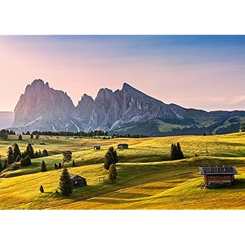 Ravensburger Puzzle 1000 Teile - Seiser Alm, Dolomiten, Südtirol - Puzzle für Erwachsene und Kinder ab 14 Jahren, [Exklusiv bei Amazon] Cover