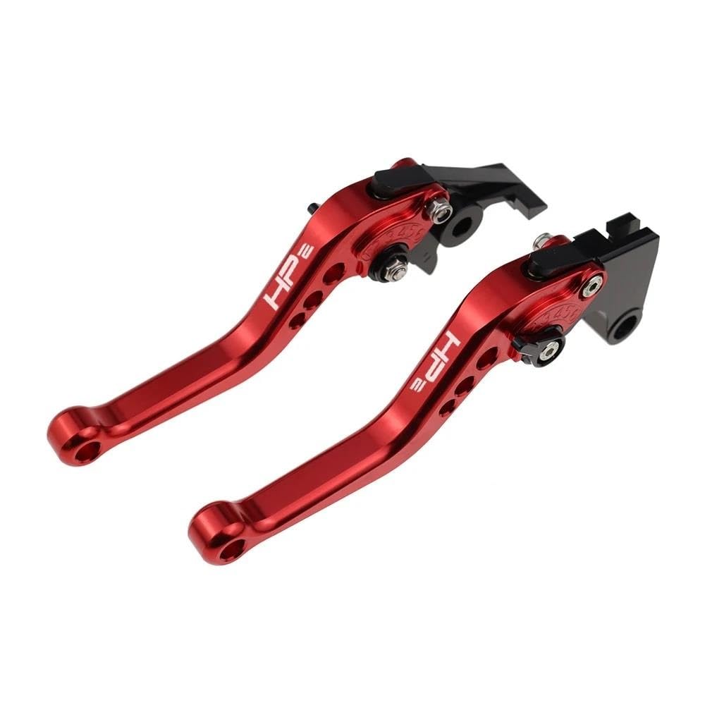 Ewrsghrt Red Short Brake Clutch Levers Adjustable Handle Set For Hp2 Megamoto 2006 2007 2008 2009 Motorcycle Cnc Accessories(Red)