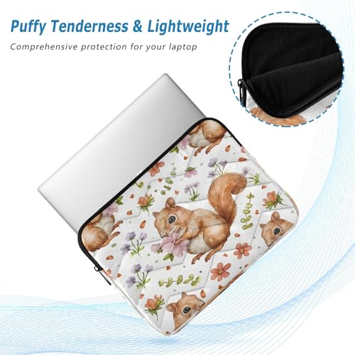 Funda para portátil 13-14 pulgadas impermeable con diseño de ardillas miniatura 5