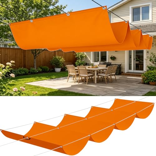 Voile d'ombrage extérieur anti-UV 95% avec toile imperméable pour patio
