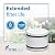 Filterlogic WHR-140 Shower Filter Replacement for Culligan® WHR-140, WSH-C125, ISH-100, HSH-C135, Shower Head Water Filter, with Advanced KDF Filtration Material, 3 Pack