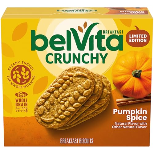 Image of belVita Breakfast Bars Biscuits, Pumpkin Spice, 5 Packs (4 Biscuits Per Pack)