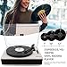 LP&NO.1 Record Player wirelessTurntable with Built-in Speakers and USB Play&Recording Belt-Driven Vintage Phonograph Record Player 3 Speed for Entertainment and Home Decoration(Light Gray)