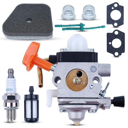 Adefol Carburateur pour Stihl Débroussailleuse FS87 FS90 FS100 FS110 FS130 HL90 HL95 HL100 HT100 HT101 KM90 KM100 KM110, Pièces de Rechange Accessoire Moteur