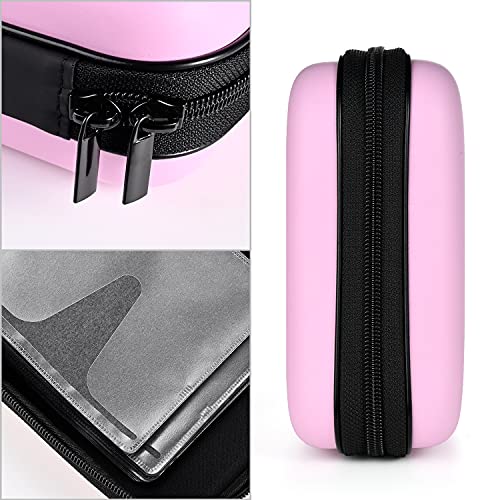 Alavisxf Xx Cd Case, 48 Capacity Eva Protective Blu-Ray Dvd Case Portable Zipper Cd Case Holder Disc Storage Organizer Wallet Bag For Car Home Travel (48 Capacity, Pink48) #TOP2