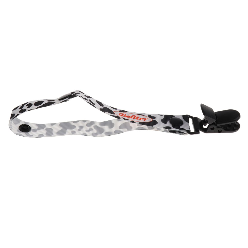 MYADDICTION Baby Dummy Pacifier Soother Nipple Leash Strap Chain Clip Holder Black+White Baby | Feeding | Pacifiers & Soothers