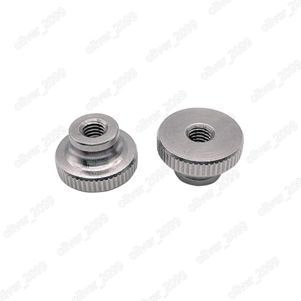 304 Stainless Steel DIN466 Knurled Thumb Nuts with Collar M3 M4 M5 M6 M8 M10 (M5,10)
