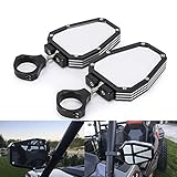Universal Aluminium Alloy 1.75 Inch Roll Bar Clamp UTV Off Road Side View Mirror with Ball Joint...