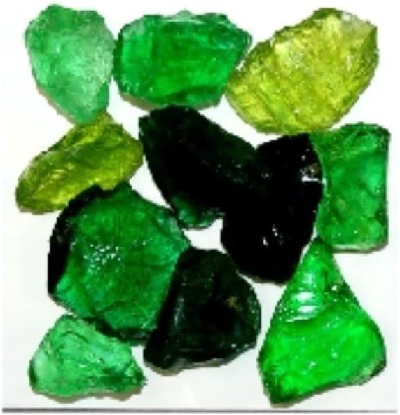 LFORESTM-25 Recycled Chunky Glass Forest Mix - Medium - 0.5-1 in. - 25 lbs