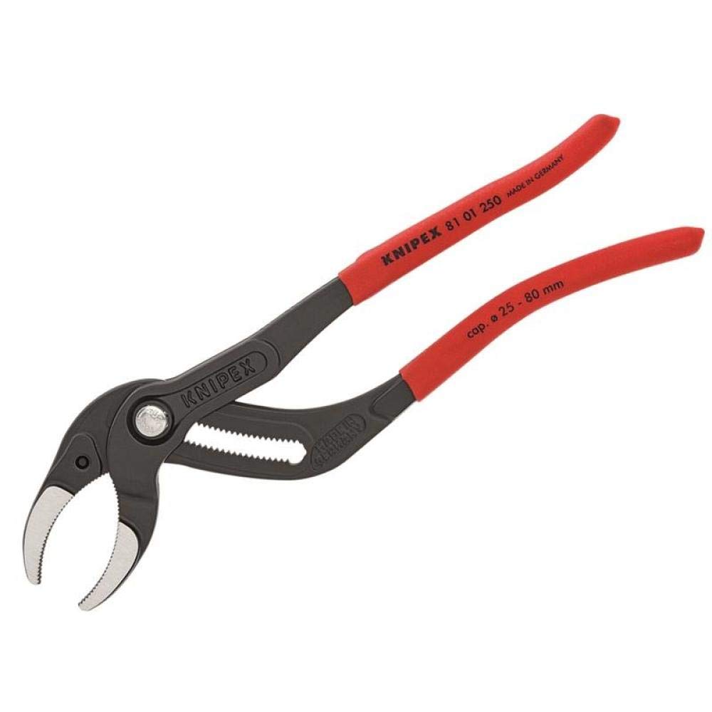 Knipex Black 81 01 250 Sb 81 01 250 Siphon And Connector Pliers Atramentized Finish 250Mm